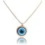 RUIZHEN Turkish Crystal Evil Eyes Pendant Necklace for Womens Jewelry Gold Color Clavicle Chains Necklaces RUIZHEN Turkish Crystal Evil Eyes Pendant Necklace for Womens Jewelry Gold Color Clavicle Chains Necklaces