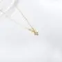 18K Gold Tiny Cross Necklace for Girls, 7mm Yellow Gold Tiny Cross Pendant Necklace Jewelry for Women, 16.5+1.2 18K Gold Tiny Cross Necklace for Girls, 7mm Yellow Gold Tiny Cross Pendant Necklace Jewelry for Women, 16.5+1.2