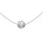 Sea of Ice Sterling Silver Diamond-Cut 10mm Sliding Bead Ball Necklace Pendant Chain Minimalist Jewelry Mothers Day