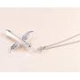 Cremation Jewelry Sterling Silver Engraved Urn Necklace for Ashes Keepsake Pendant Necklace
