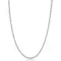 Sterling Silver Diamond Cut Rope Chain Necklace, 1.5MM - 3.5MM Braided Twist Rope Chain Neclace, 925 Sterling Silver Necklace