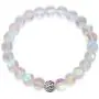 Hope Inspired Mystic Mermaid Glass Friendship Bracelet with 8 mm Frosted White Glowing Moonstone Beads Hope Inspired Mystic Mermaid Glass Friendship Bracelet with 8 mm Frosted White Glowing Moonstone Beads