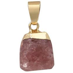 Loypi Reiki Healing Mineral Raw Nuggets Natural Quartz Pendant Necklaces Small Rose Crystal Labradorite Prehnites Amethysts Necklaces