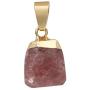 Loypi Reiki Healing Mineral Raw Nuggets Natural Quartz Pendant Necklaces Small Rose Crystal Labradorite Prehnites Amethysts Necklaces