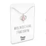 Dog Paw Necklace – Heart Shaped Paw Pendant for Women – Cute Dog Lover Charm with Message Card Dog Paw Necklace – Heart Shaped Paw Pendant for Women – Cute Dog Lover Charm with Message Card