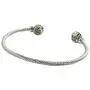John Medeiros Classy Beijos Collection Two Stone Cubic-Zirconia Small Cuff Bracelet Made in America John Medeiros Classy Beijos Collection Two Stone Cubic-Zirconia Small Cuff Bracelet Made in America