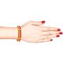 Efulgenz Indian Bangle Set Bollywood Style Rhinestone Crystal Bracelet Jewelry Set for Women Girls