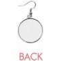 Celebrate April Fools Day Festival Holiday Ear Dangle Silver Drop Earring Jewelry Woman