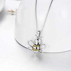 SOULMEET Sterling Silver Butterfly Bee Dolphin Elephant Cats Snake Rose Flower Necklace for Women Girls Cute Animals Hearts Jewelry Gifts Idea Christmas