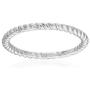 STONIQUE CREATIONS 925 Sterling Silver Ring 2mm, Celtic Knot Rope Infinity Wedding Band Ring