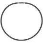 Baseball Necklace [Titanium ION Series] Power / Energy for Sports - Thick [Black] Silicone / Rubber Cord and Magnetic Clasp] for Softball, Health Benefits [for Men & Boys]