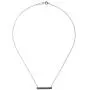 Satya Jewelry Sterling Silver Moon Phase Bar (18-Inch) Pendant Necklace