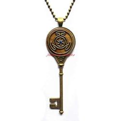 Wheel of Hecate Symbol Pendant Key Necklace Jewelry Wheel of Hecate Key Necklace-HZ0240