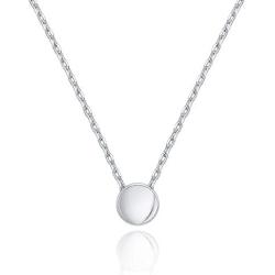 PAVOI 14K Gold Plated Sterling Silver Dot Pendant | Layered Necklaces | Gold Necklaces for Women | 18'' Length with a 2'' Extension