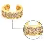 CRIVEER Silver plated Zirconia Sparkling Round Huggie Ear Cuff W1.6g Diameter 14mm CRIVEER Silver plated Zirconia Sparkling Round Huggie Ear Cuff W1.6g Diameter 14mm