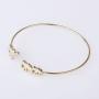 MANZHEN Mom and Baby Elephant Cuff Bangle Animal Family Charm Bracelet