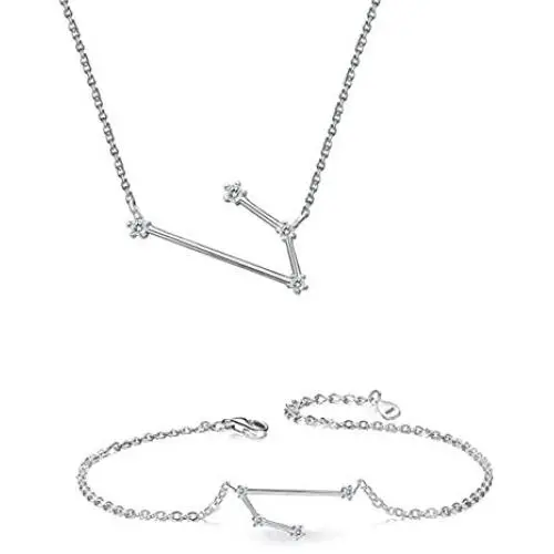 Women 925 Zodiac Jewelry for Women Horoscope Necklace Bridesmaid Necklace and Horoscope Bracelets for Teen Girls Set Jewelry (Gemini Necklaces and Bracelets) Women 925 Zodiac Jewelry for Women Horoscope Necklace Bridesmaid Necklace and Horoscope Bracelets for Teen Girls Set Jewelry (Gemini Necklaces and Bracelets)