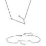 Women 925 Zodiac Jewelry for Women Horoscope Necklace Bridesmaid Necklace and Horoscope Bracelets for Teen Girls Set Jewelry (Gemini Necklaces and Bracelets)