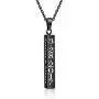 Love Jewelry Personalized Couple Stainless Steel Necklace Engraved Initial Name Vertical Bar Necklace Birthday Gift Love Jewelry Personalized Couple Stainless Steel Necklace Engraved Initial Name Vertical Bar Necklace Birthday Gift