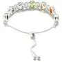 YoTreasure Chakra Stone Solid 925 Sterling Silver Link Chain Bracelet 8'' YoTreasure Chakra Stone Solid 925 Sterling Silver Link Chain Bracelet 8''