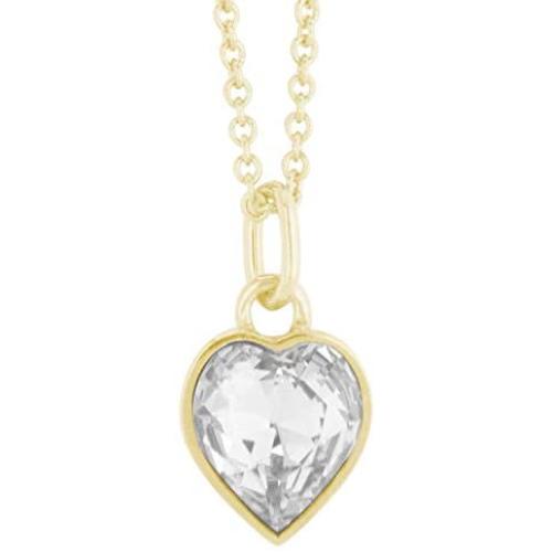 Ortiz espinosa Heart Necklace Made with Swarovski Crystal
