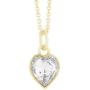 Ortiz espinosa Heart Necklace Made with Swarovski Crystal