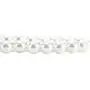 LEILE 8mm 18inch White Double row Faux Pearls Necklace Earring Jewelry Set for Women Girls LEILE 8mm 18inch White Double row Faux Pearls Necklace Earring Jewelry Set for Women Girls
