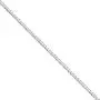 White Gold Plated 3mm 4mm Solid Sterling Silver .925 Cuban Curb Link Chain Necklace White Gold Plated 3mm 4mm Solid Sterling Silver .925 Cuban Curb Link Chain Necklace