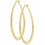 Highstreet Sterling Silver plated oval large hoop earrings for women | easy to wear and Hypoallergenic| silver or gold plated you choose | click top Highstreet Sterling Silver plated oval large hoop earrings for women | easy to wear and Hypoallergenic| silver or gold plated you choose | click top
