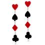 DAMLENG Unique Funny Playing Cards Pattern Dangle Drop Earring Fashion Party Charms Acrylic Spades Hearts Plum Poker Earrings for Women Girls Statement Jewelry Gift