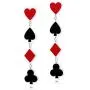 DAMLENG Unique Funny Playing Cards Pattern Dangle Drop Earring Fashion Party Charms Acrylic Spades Hearts Plum Poker Earrings for Women Girls Statement Jewelry Gift