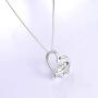 Sloth Necklace Gifts for Women Sterling Silver I Love you to the Moon and Back Heart Pendant Necklaces Mothers Valentines Day Jewelry for Mom Girlfriend