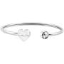 Zuo Bao Simple Heartbeat Cuff Bracelet Nurse Bracelet Stethoscope Bracelet Gift for Nurse Doctor