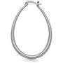 Highstreet Sterling Silver plated oval large hoop earrings for women | easy to wear and Hypoallergenic| silver or gold plated you choose | click top Highstreet Sterling Silver plated oval large hoop earrings for women | easy to wear and Hypoallergenic| silver or gold plated you choose | click top