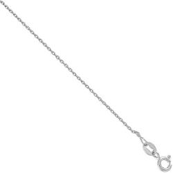 Sterling Silver fine Boston Link Chain Necklace 1mm Very Thin Nickel Free Italy sizes 16-24 inch