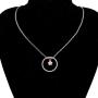 WUSUANED Ohana Means Family Hibiscus Flower Necklace Hawaiian Jewelry For Family Best Friends