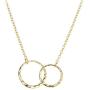 Personalized 2 Names Necklace for Girlfriend with 2 Heart Simulated Birthstone Couple Love Pendant Necklace for Women