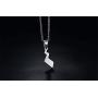 Ropman Cute Stainless Steel Poke Small Pikachus Tail Pendant Mon Toys Anime Necklaces for Girl Boy,Gold Plated,Free Chain 20''