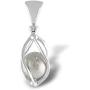 Starborn Spiral Caged with Sphere Pendant