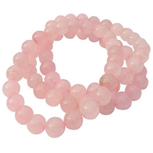 Ollie West Set of 3 Crystal Bracelets - Healing Crystals, Energy, Worry Stone, Triple Protection Bracelets