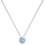 925 Sterling Silver Solitaire Cubic Zirconia Necklace for Women Teen Girls