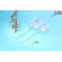 SLUYNZ 925 Sterling Silver Sparkling CZ Droplet Dangle Earrings for Women Teen Girls Elegant Long Threader Earrings