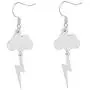 MANZHEN Simple Lightning Bolt Dangle Drop Earrings Women Flash Earrings Jewelry
