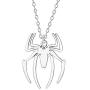 RTY Lightweight Stainless Steel Spider Pendant Necklace Charm Spider Man Clavicle Necklace Boy Cosplay Accessories
