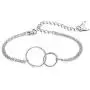 EVER FAITH 925 Sterling Silver Jewelry Gift Two Interlocking Infinity Double Circles Friendship Sister Mother Daughter Bracelet
