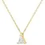 PAVOI 14K Gold Plated 925 Sterling Silver CZ Diamond Pendant Necklace for Women | Adjustable Slider