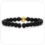 Nsitbbuery Fashion Alloy Baseball Bangle 8MM Matte Agate Lava Rock Beads Bracelet Nsitbbuery Fashion Alloy Baseball Bangle 8MM Matte Agate Lava Rock Beads Bracelet