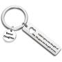 Zuo Bao Stepdaughter Gifts Daughter in Law Keychain I Didnt Give You The Gift of Life Life Gave Me The Gift of You Stepson Keychain Stepmom Gifts