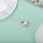 Rose Flower Heart Shaped Personalized Locket Necklace That Hold 2 Pictures Memory Photos Keep Someone Near to You Sterling Silver Jewelry