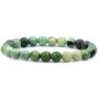 Amandastone Natural Australian Chrysoprase Gemstone 8mm Round Beads Stretch Bracelet 7inch